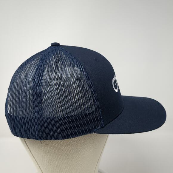 ACE Snapback Mesh Back Trucker Hat Blue One Size Adjustable Richardson - Picture 5 of 10